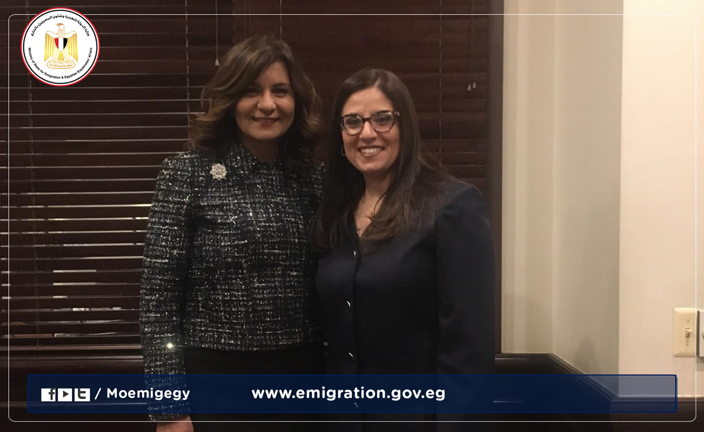 خلال زيارتها إلى الولايات المتحدة الأمريكية.. وزيرة الهجرة تصل ميتشجان وتلتقي أول قاضية مصرية أمريكية في تاريخ الولايات المتحدة الأمريكية