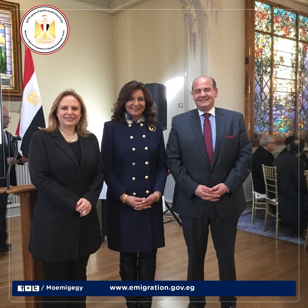 قنصل مصر العام بشيكاغو: جمعية للأطباء وترتيب زيارة إلى مصر لشباب الجالية والتفافهم حول 